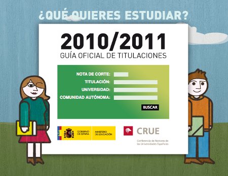 Guía Oficial de titulaciones y postgrados de las Universidades Españoles 2010/11