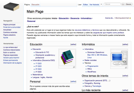 Wiki personal - Enrique Benimeli