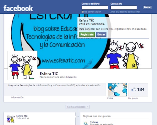 Esfera TIC en Facebook