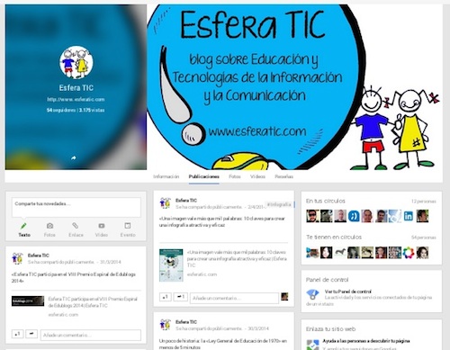 Esfera TIC en Google Plus