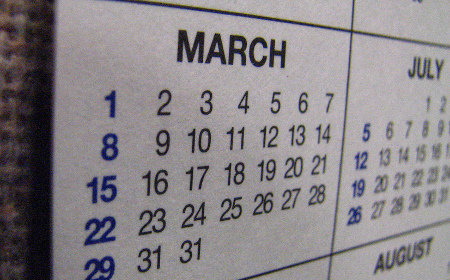 Calendario Marzo